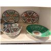 Image 3 : Set of Famille Rose Tableware: Serving Chargers & Bowls, Plates, Teacups, etc, Misc Sizes