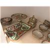 Image 5 : Set of Famille Rose Tableware: Serving Chargers & Bowls, Plates, Teacups, etc, Misc Sizes
