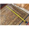 Image 12 : Vintage Hand-Woven Persian Style Area Rug w/ Floral Motif & Fringed Edges 78" x 53"