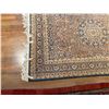Image 4 : Vintage Hand-Woven Persian Style Area Rug w/ Floral Motif & Fringed Edges 78" x 53"