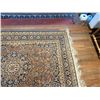 Image 7 : Vintage Hand-Woven Persian Style Area Rug w/ Floral Motif & Fringed Edges 78" x 53"