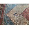 Image 11 : Vintage Hand-Woven Persian Style Area Rug w/ Geomatic Pattern & Floral Bands 222" x 135"
