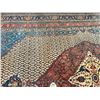 Image 13 : Vintage Hand-Woven Persian Style Area Rug w/ Geomatic Pattern & Floral Bands 222" x 135"