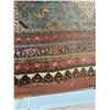 Image 27 : Vintage Hand-Woven Persian Style Area Rug w/ Geomatic Pattern & Floral Bands 222" x 135"