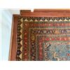 Image 6 : Vintage Hand-Woven Persian Style Area Rug w/ Geomatic Pattern & Floral Bands 222" x 135"