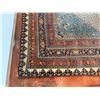 Image 8 : Vintage Hand-Woven Persian Style Area Rug w/ Geomatic Pattern & Floral Bands 222" x 135"