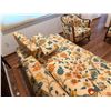 Image 22 : Carved Wood-Framed 3-Seat Sofa w/ Matching Chair & Upholstered Daybed, Misc Sizes
