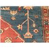 Image 14 : Vintage Hand-Woven NW Persian Heriz/Serapi Style Area Rug w/ Geomatic Pattern & Floral Bands