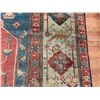 Image 15 : Vintage Hand-Woven NW Persian Heriz/Serapi Style Area Rug w/ Geomatic Pattern & Floral Bands