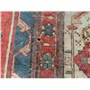 Image 16 : Vintage Hand-Woven NW Persian Heriz/Serapi Style Area Rug w/ Geomatic Pattern & Floral Bands