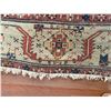 Image 22 : Vintage Hand-Woven NW Persian Heriz/Serapi Style Area Rug w/ Geomatic Pattern & Floral Bands