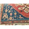 Image 24 : Vintage Hand-Woven NW Persian Heriz/Serapi Style Area Rug w/ Geomatic Pattern & Floral Bands
