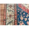 Image 29 : Vintage Hand-Woven NW Persian Heriz/Serapi Style Area Rug w/ Geomatic Pattern & Floral Bands