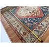 Image 34 : Vintage Hand-Woven NW Persian Heriz/Serapi Style Area Rug w/ Geomatic Pattern & Floral Bands