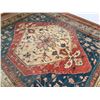 Image 3 : Vintage Hand-Woven NW Persian Heriz/Serapi Style Area Rug w/ Geomatic Pattern & Floral Bands
