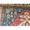Image 5 : Vintage Hand-Woven NW Persian Heriz/Serapi Style Area Rug w/ Geomatic Pattern & Floral Bands