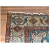 Image 6 : Vintage Hand-Woven NW Persian Heriz/Serapi Style Area Rug w/ Geomatic Pattern & Floral Bands