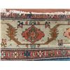 Image 8 : Vintage Hand-Woven NW Persian Heriz/Serapi Style Area Rug w/ Geomatic Pattern & Floral Bands