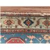 Image 9 : Vintage Hand-Woven NW Persian Heriz/Serapi Style Area Rug w/ Geomatic Pattern & Floral Bands