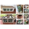 Image 1 : Various Outdoor Garden Accessories: Planters, Elephant Stand, Concrete Garden Chests, etc, Misc Si