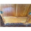 Image 14 : Wooden 8-Door Cabinet w/ Metal Hardware, Inside Shelving & Drawers 80" x 21" x 98"H