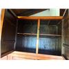 Image 21 : Wooden 8-Door Cabinet w/ Metal Hardware, Inside Shelving & Drawers 80" x 21" x 98"H