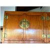Image 2 : Wooden 8-Door Cabinet w/ Metal Hardware, Inside Shelving & Drawers 80" x 21" x 98"H