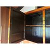 Image 8 : Wooden 8-Door Cabinet w/ Metal Hardware, Inside Shelving & Drawers 80" x 21" x 98"H