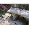 Image 14 : Qty 2 Concrete Garden Benches, Misc Sizes