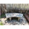 Image 2 : Qty 2 Concrete Garden Benches, Misc Sizes