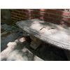 Image 7 : Qty 2 Concrete Garden Benches, Misc Sizes
