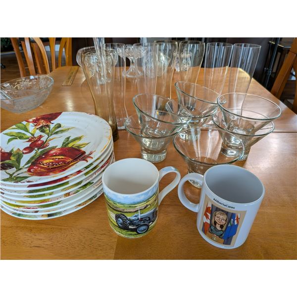 Pier 1 Ironstone Plates & Dessert Dishes