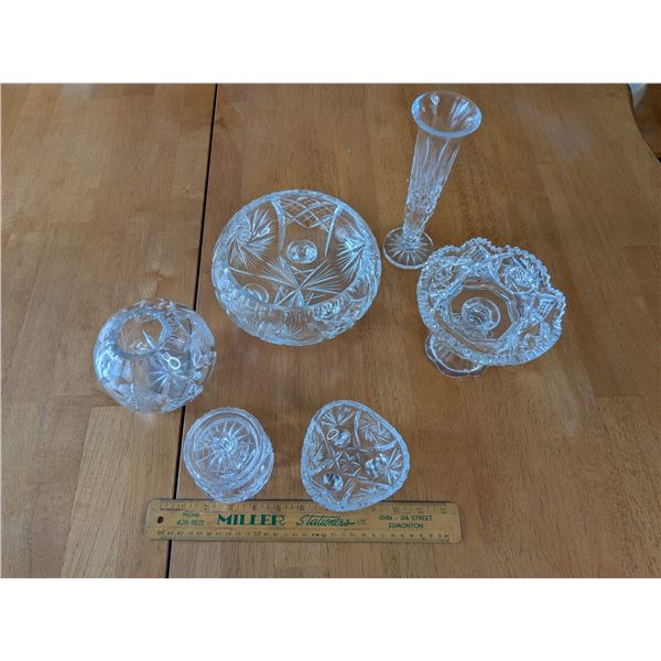 Crystal Bowls & Vases