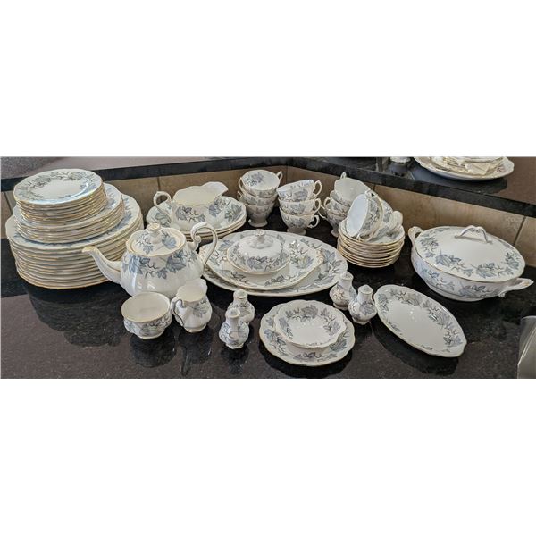 Royal Albert Silver Maple Tea and China Set