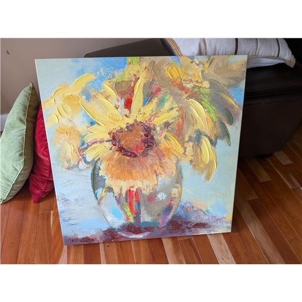 Sun Flowers Art Work