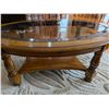 Image 2 : Wood & Glass (bevelled) Coffee Table