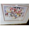 Image 3 : Two Flower Prints & Two Candle Holders