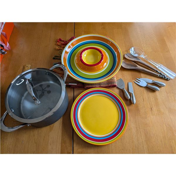 Stock Pot Pier 1 Summer Stripe Set