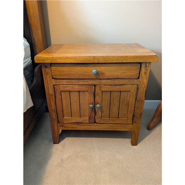 Wood Night Table Matches Lot 97