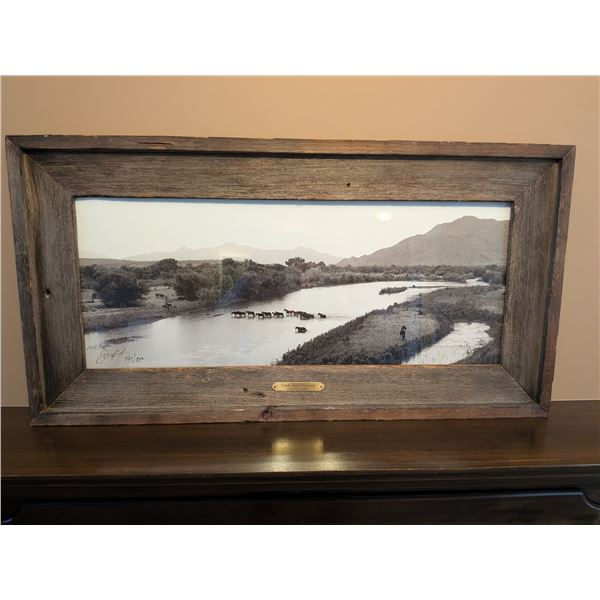 Verde River Crossing' Don Schimmel Ltd. Ed. 430/950 Framed Photo
