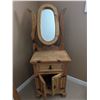 Image 1 : Rustic Pine Vanity & Mirror