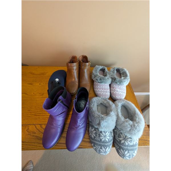 Womens Size 6 - 7 Boots and Slippers