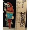 Image 2 : Zuni Inlay Parrot Pin/Pendant - Harlan Coonsis