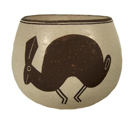 Acoma Rabbit Pot - Emma Lewis