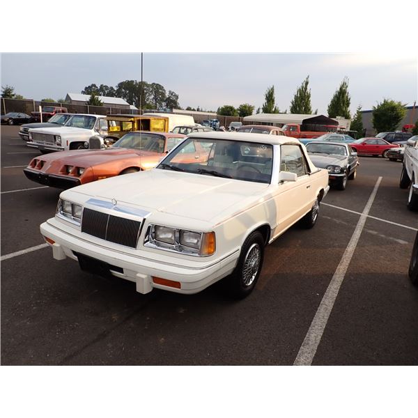 1986 Chrysler LeBaron