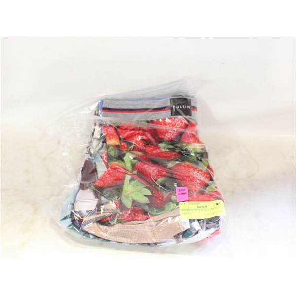 5 PAIRS OF PULLIN BOXERS SIZE XSMALL