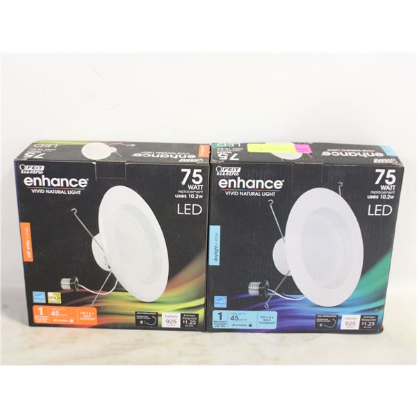 LOT OF 2 FEIT ELECTRIC ENHANCE