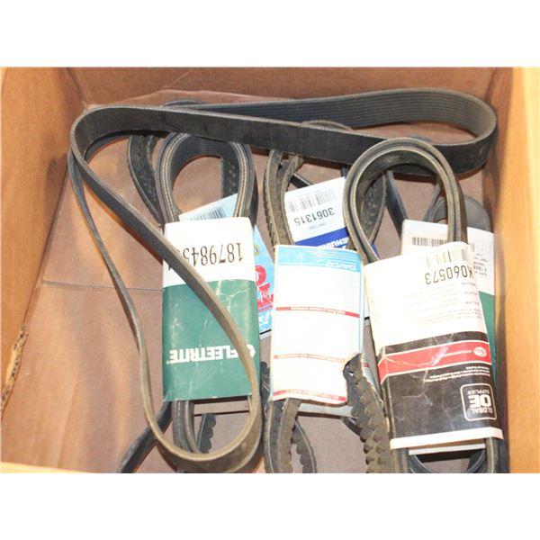 LOT OF 7 SERPENTINE BELTS