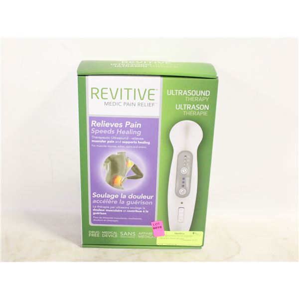 NEW REVITIVE ULTRASOUND THERAPY PAIN RELIEF