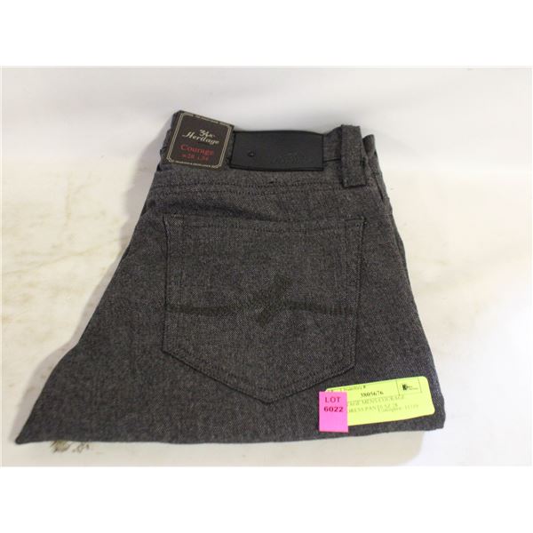 34 HERITAGE MENS COURAGE DENIM DRESS PANTS SZ 28